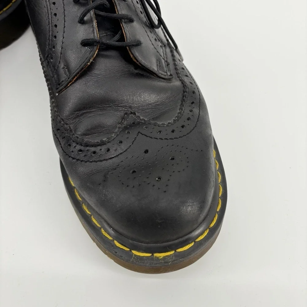 VTG Dr. Doc Martens Shoes‎ Mens US 13/UK 12 Black Docs 3989/59 Brogues Wingtips